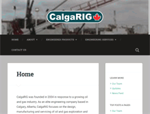Tablet Screenshot of calgarig.com